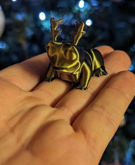 Flexi Frog with Antlers