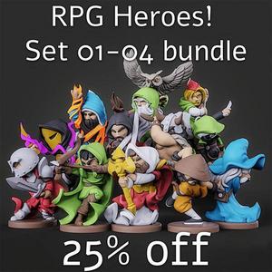 RPG Heroes! Set 01-04 - 25% OFF