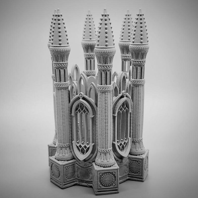 GOTHIC TEA LIGHT LANTERN 1