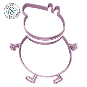Daddy Pig Silhouette - Peppa Pig - Cookie Cutter - Fondant
