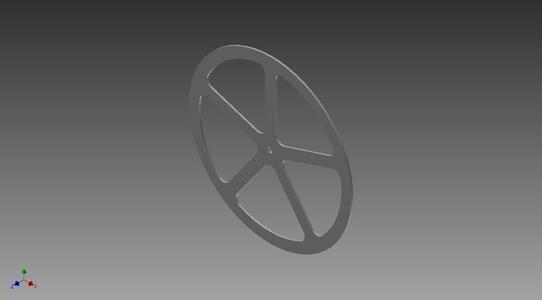 1/2 Meter Circumference wheel