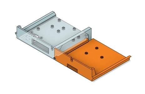 Ender 3 all in one, universal rear electronics case (For Creality 4.2.2 Mainboard)