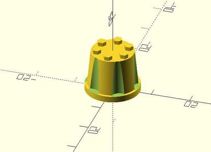 RC 1/10 Scale Wheel Nut Cover