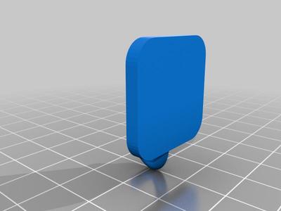 Small adhesive wall hook