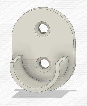 Parametric rod wall mount