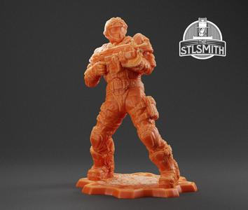 Benjamin Carmine Gears of War OT Miniature STL