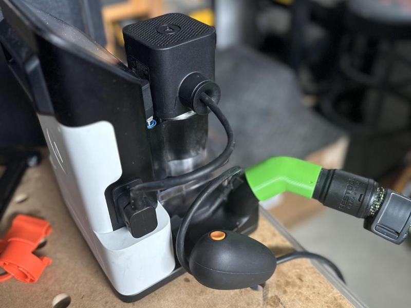 Shaper Origin Port to Festool 27mm Locking Hose