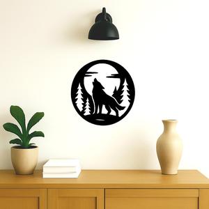 Wolf wall decoration