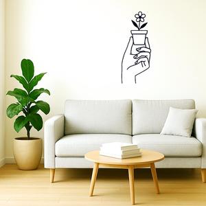 hand-shaped wall decoration