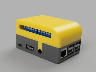 Case for Raspberry Pi3 and 4 channel relay module