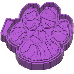 striped Tiger Paw Freshie STL Mold Housing