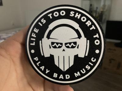 Bad music coasterc