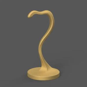 Elegant Organic Headphone Stand STL File
