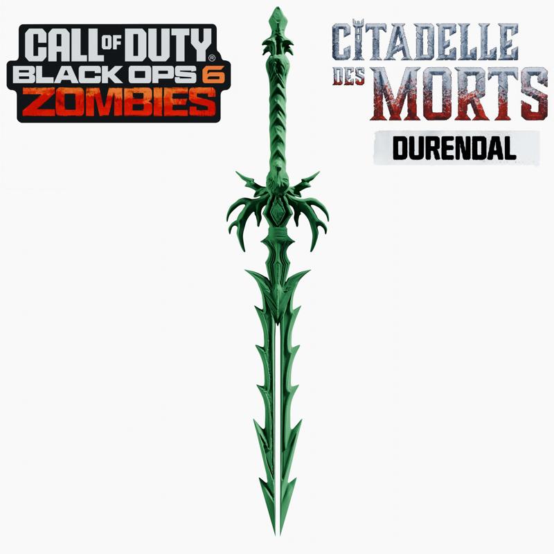 Call of Duty Black Ops 6 Zombies Durandal Sword (Citadelle des Morts)