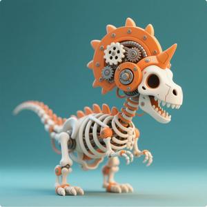 skeleton dinosaur