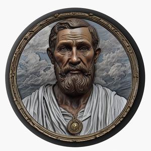 Hippocrates medallion pendant