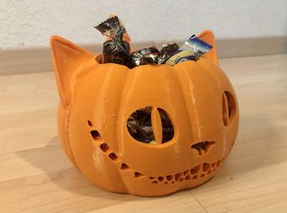 Cheshire Cat Pumkin Bowl for Halloween