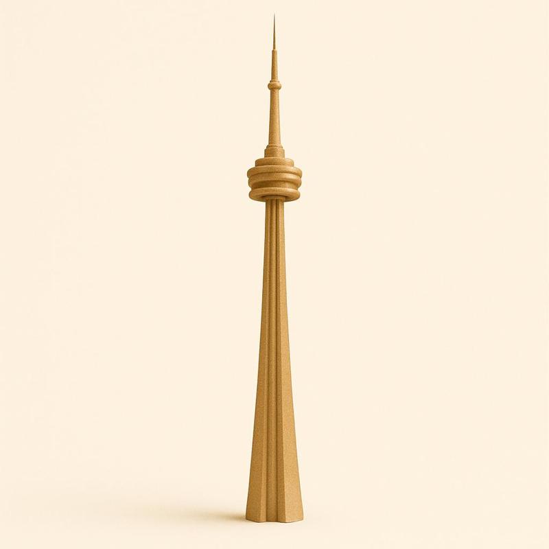CN Tower - 3D Model of the Iconic Tower of Toronto, Canada
