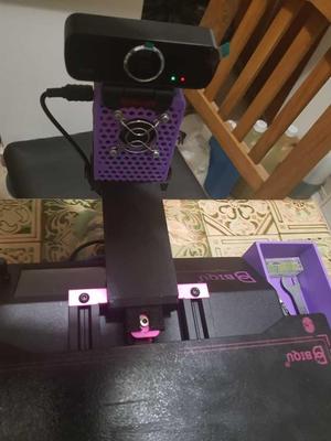BIQU B1 webcam and raspberry pi mount with y axis stabilizer
