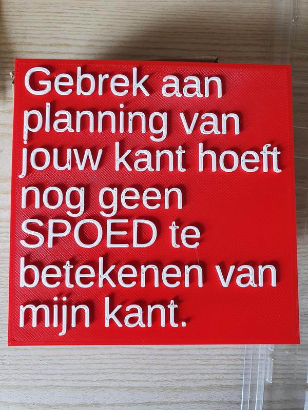 Dutch priority sign