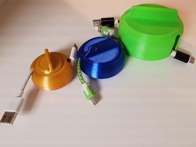 Kabelrolle Handy Ladekabel / cable spool