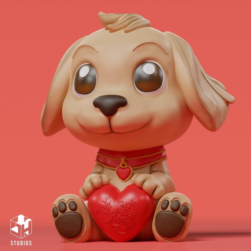 Valentine's Day Dog