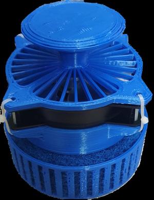 Air filter mosquito trap combo