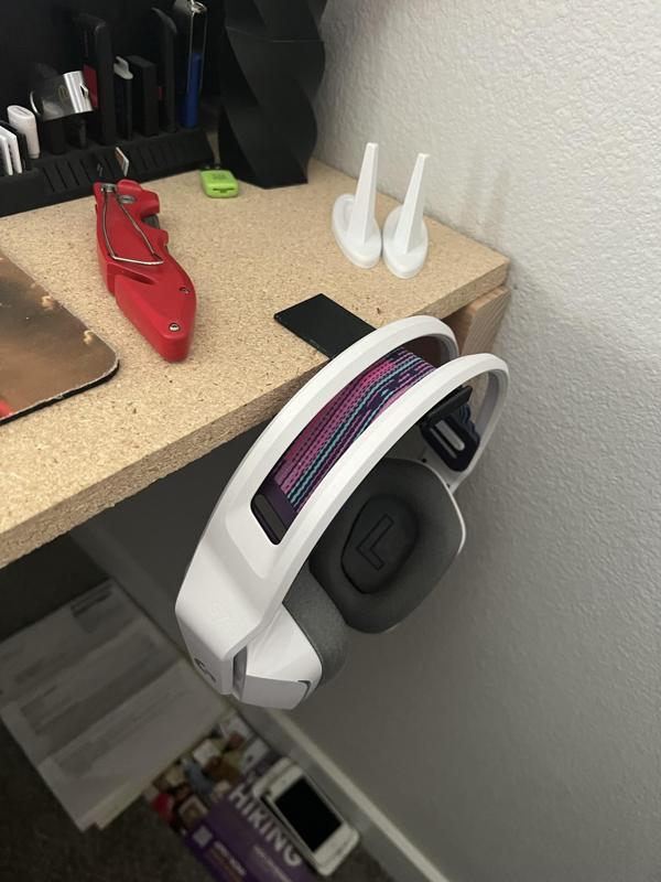 Simple Headset Hanger for Desk