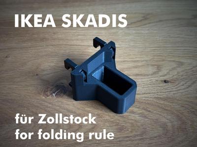 IKEA Skadis | Holder for folding rule