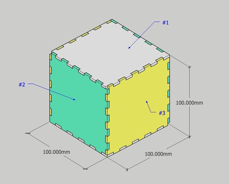 *Box made of 3mm acrylic sheet 2