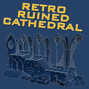 Retro Ruined Cathedral