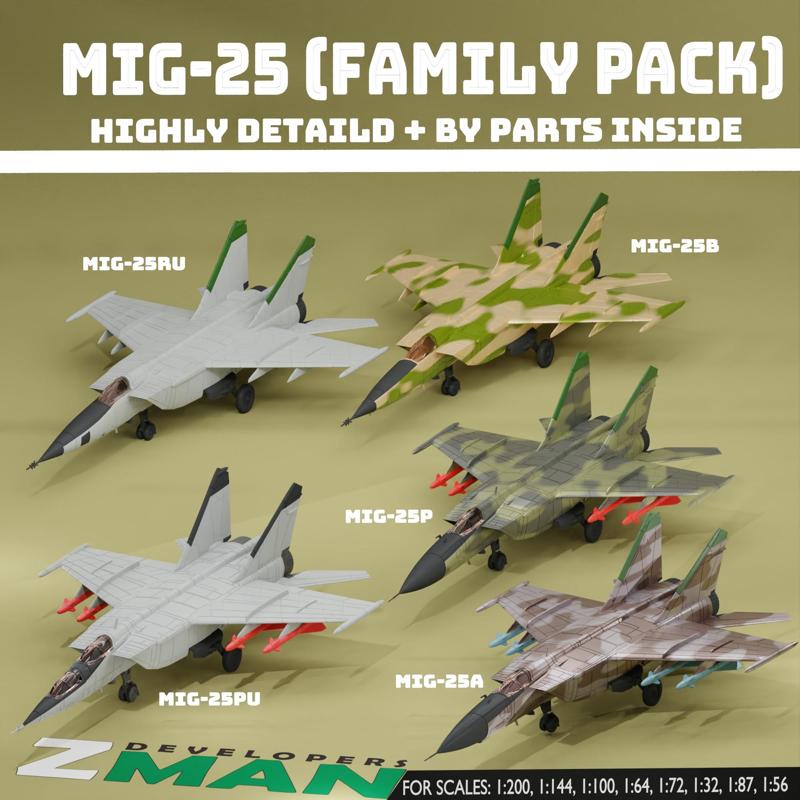 MIG-25 (ALL IN ONE) FAMILY PACK V6