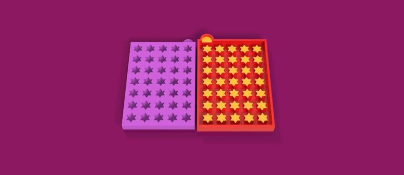 35 Cavity ⭐ Star Mold wax melt freshies