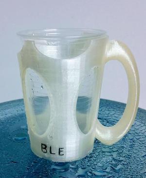 Plastic cup holder