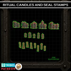 Ritual Candles and Seal Stamps