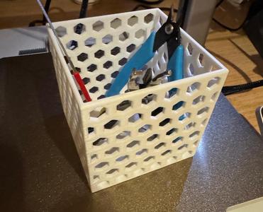 Hexagon Pen and Tool Holder // Hexagon Sticky Note Holder
