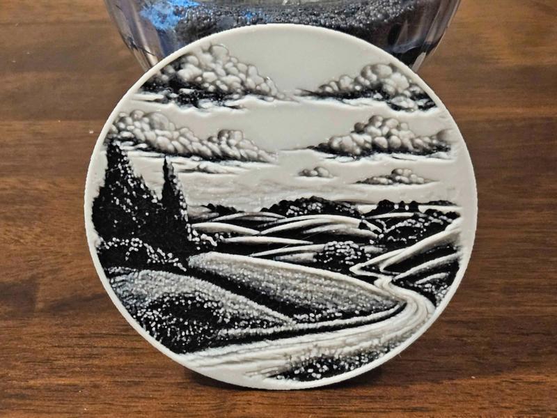 Landscape Coaster: Road through the Countryside