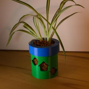 Hydroponic Plant Pot with Birds