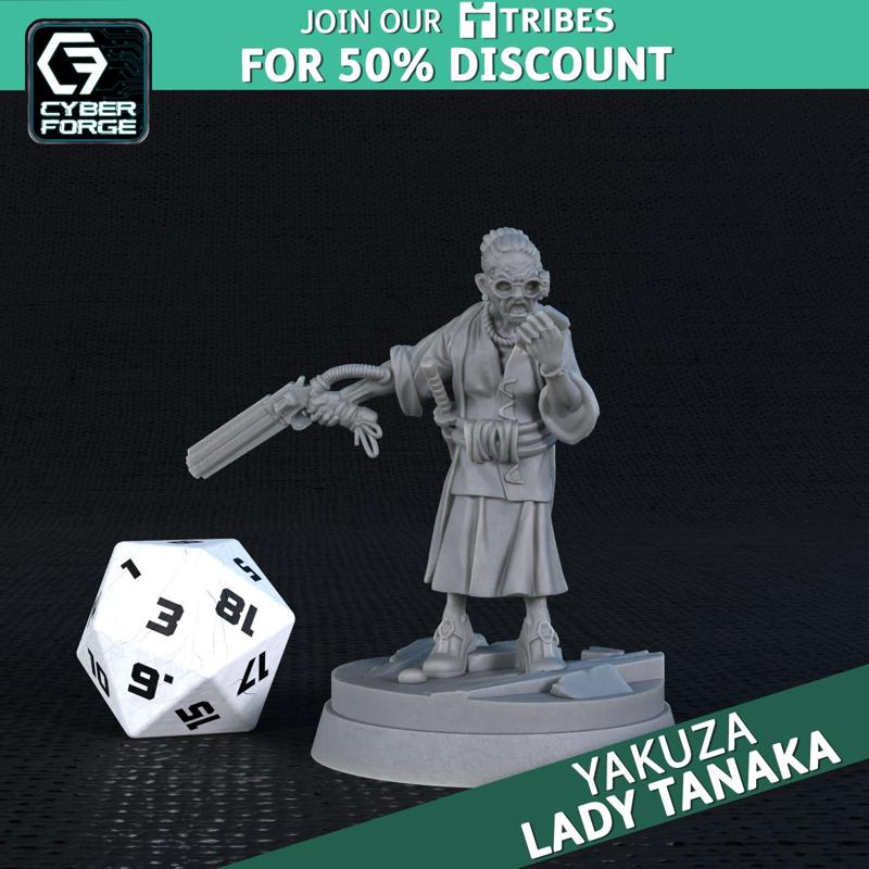 Yakuza - Lady Tanaka - Additional Miniatures