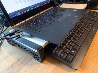 Notebook stand legs / Keyboard bridge (Remix of Monitor stand Legs)