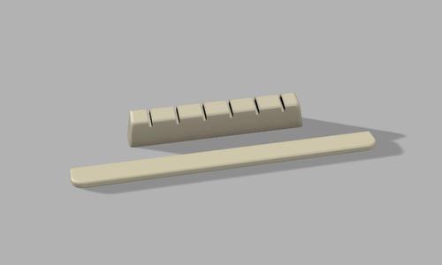 Classical/Nylon string guitar nut and bridge replacement