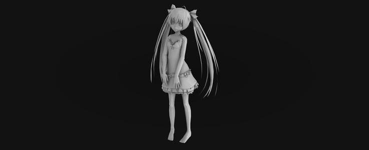Little anime girl