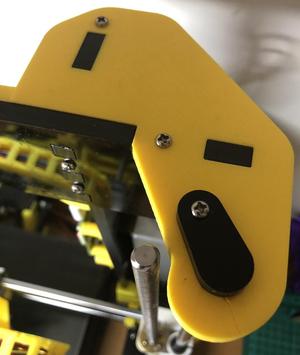 Anet A8 - Top Mount plate with removed support for z screw - A8-0004