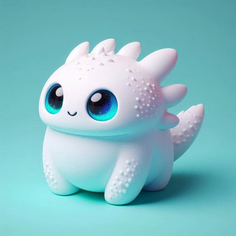 White Toothless Mini Cute
