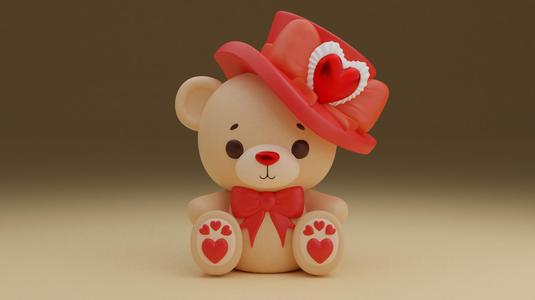 Valentine teddy bear