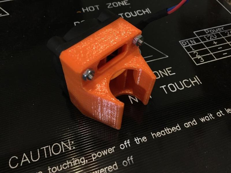 E3D v6 40mm Fan Shroud