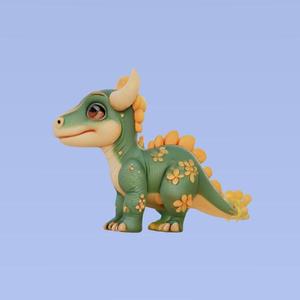 Cute Flora Dinosaur