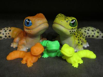 Cute Gecko Leopard (Easy print no support)