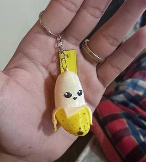 cute banana keychain