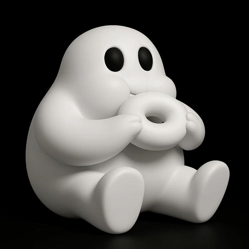 Cutie Donut Ghost toy